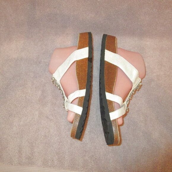 Birkenstock Betula Tango Jeweled Sandals Size 12 43 Iridescent Embossed Leather - Picture 8 of 12